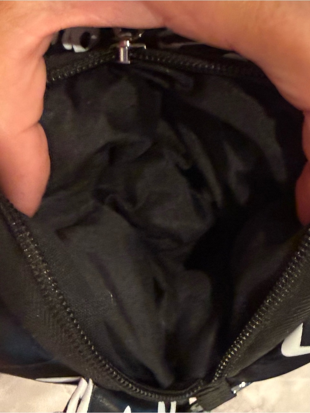 Black Graffiti Teddy Crossbody Bag - Picture 4 of 6
